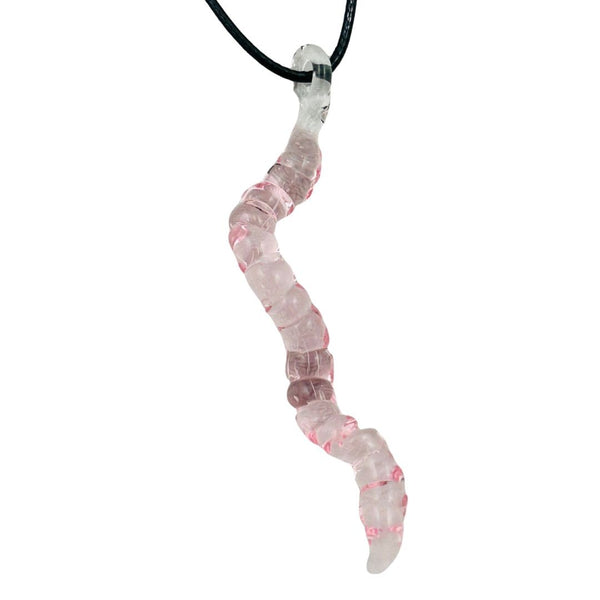 Worm Pendant - Pink 03