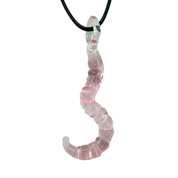 Worm Pendant - Pink 04