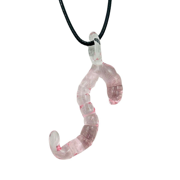 Worm Pendant - Pink 06
