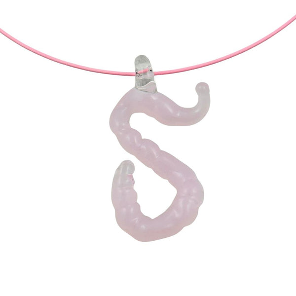 Worm Pendant - Light Pink 04