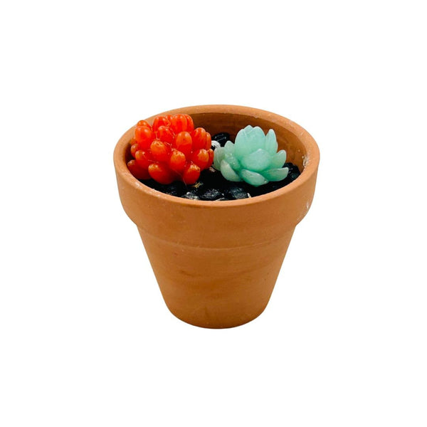 Terra Cotta Glass Succulent - 03