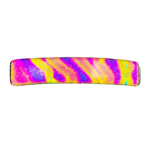 Tie Dye Dichroic Glass Hair Clip - Women Are From Venus