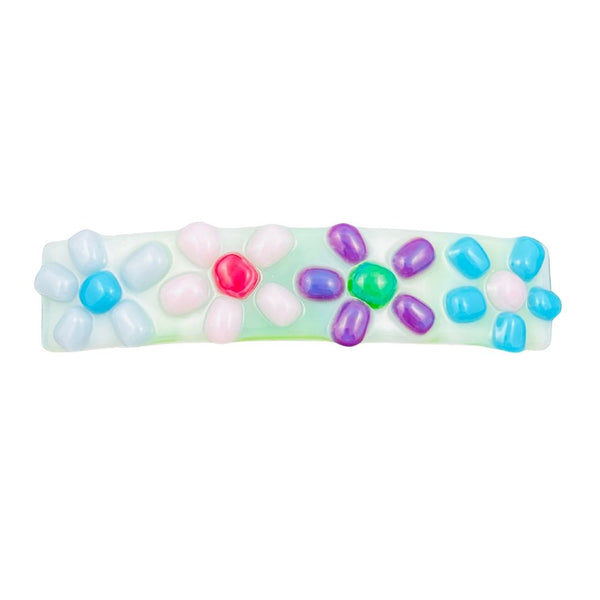 Daisies Glass Hair Clip - Flower Crown