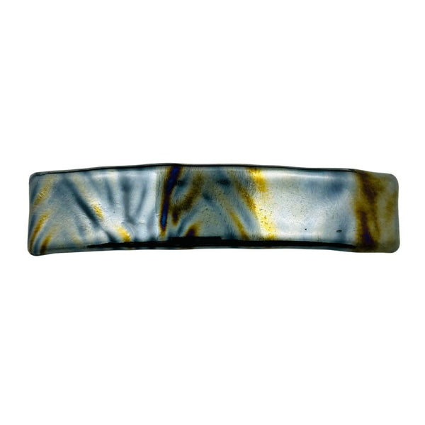 B&W Glass Hair Clip - Pipeline
