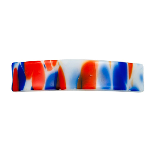 Patriotic Glass Hair Clip - Rocket Pop