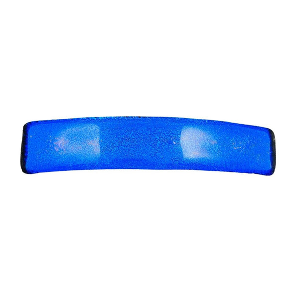 Solid Dichroic Glass Hair Clip - Piranha