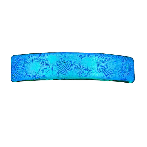 Florentine Dichroic Glass Hair Clip - Lagoon