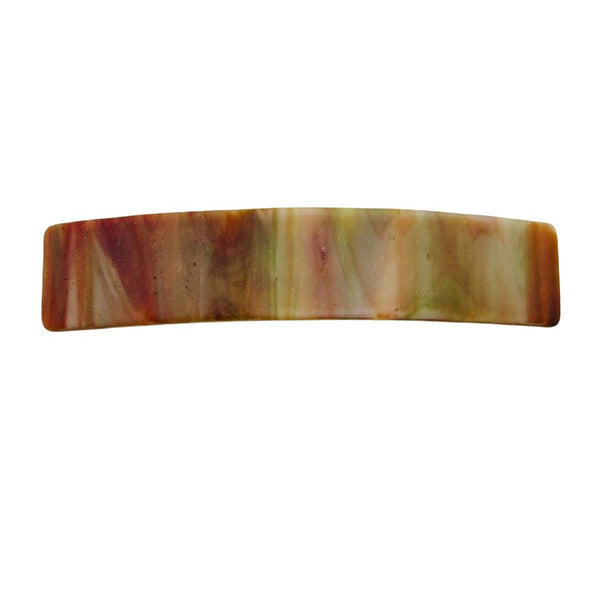 Frosted Glass Hair Clip - Hardwood Floor