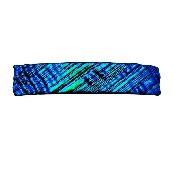 Ripple Dichroic Glass Hair Clip - Plumage