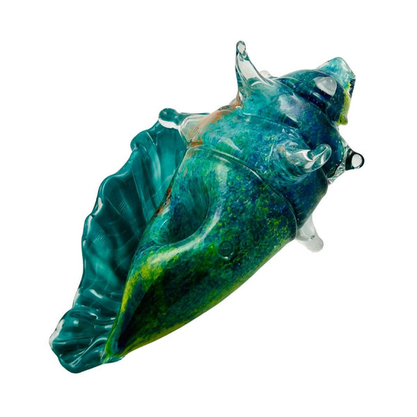 Conch Shell Pipe - Teal
