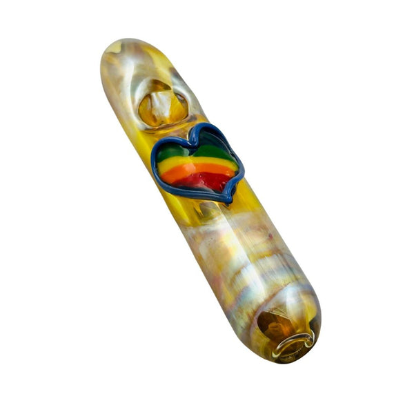 Steamroller - Purple Rainbow Heart