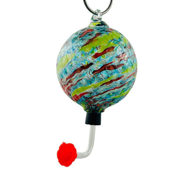 Glass Hummingbird Feeder - Wild River