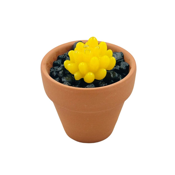 Mini Terra Cotta Glass Succulent - 13