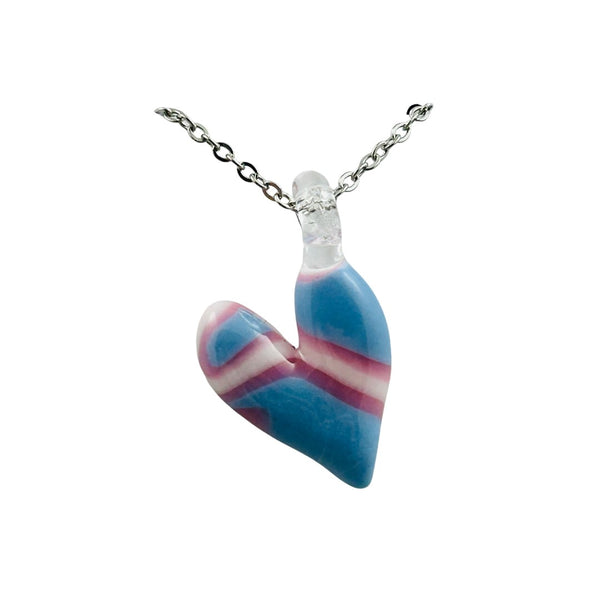 Awkward² Necklace - Transgender Heart 01