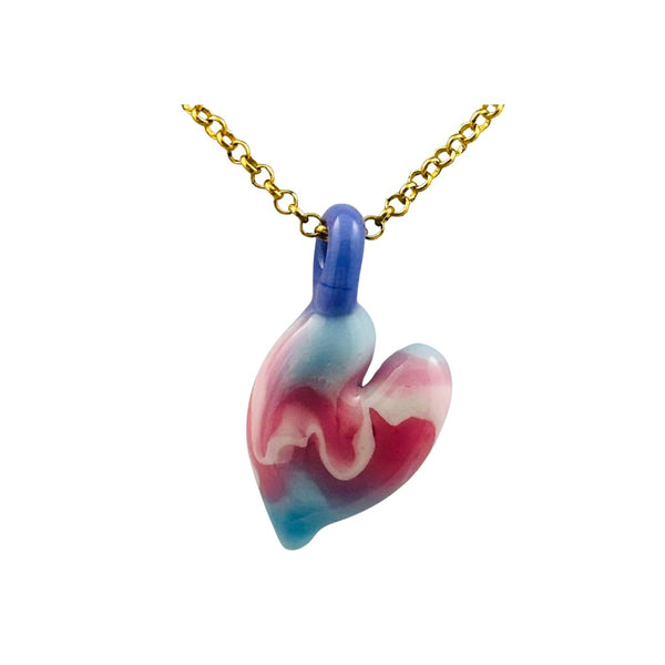 Awkward² Necklace - Transgender Heart 02