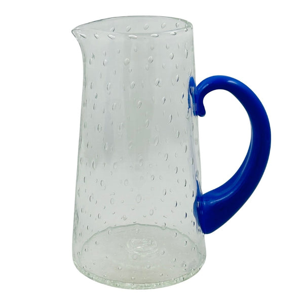 Pineapple Pitcher w/ Color Handle - Indigo Serenity