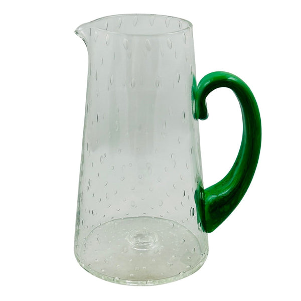 Pineapple Pitcher w/ Color Handle - Green Nature