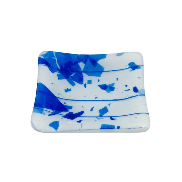 Bungalow Small Square Plate - Arctic Chill