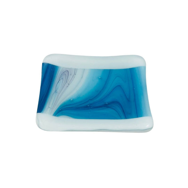 Bungalow Small Square Plate - Pacific Stripe