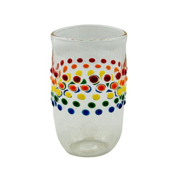 Rainbow Dots Glass