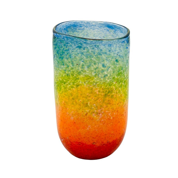 Rainbow Frit Glass - Pride Popsicle