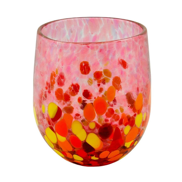Fancy Frit Wine Glass - Peach Sangria