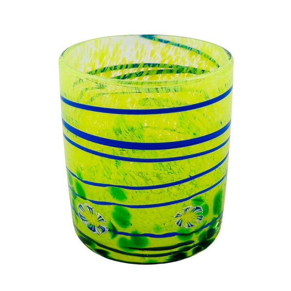 Fancy Frit Whiskey Glass - Fresh Cut Grass