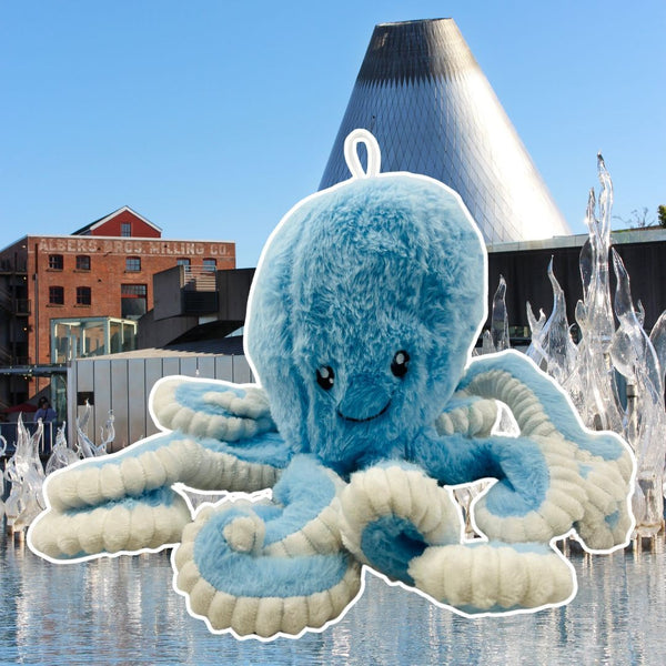 Moggie the Octopus Plush - Breezy Blue