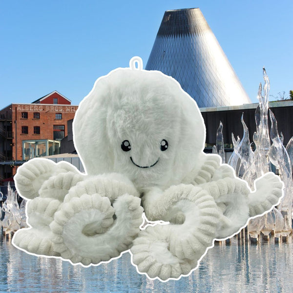 Moggie the Octopus Plush - Whimsical White