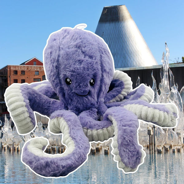 Moggie the Octopus Plush - Luxurious Lavender