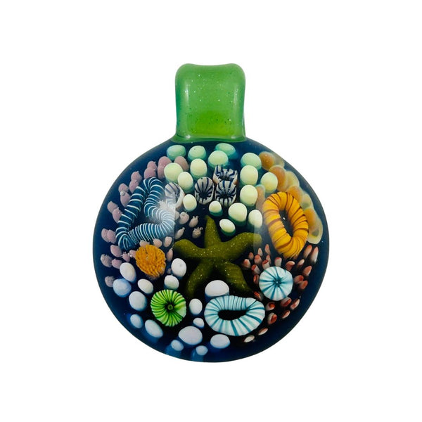 Reef Pendant - Green Starfish