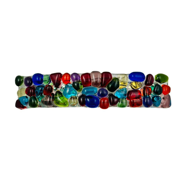 Stained Glass Dots Hair Clip - Majestic Hymn