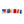 Load image into Gallery viewer, Stained Glass Hair Clip - Red, White, &amp; Blow
