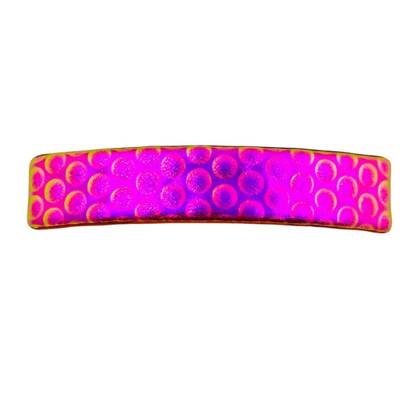 Halo Dichroic Glass Hair Clip - Karma