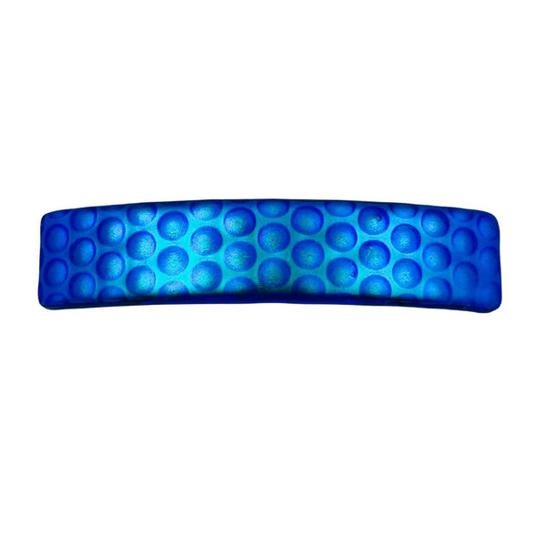 Halo Dichroic Glass Hair Clip - Nightcrawler
