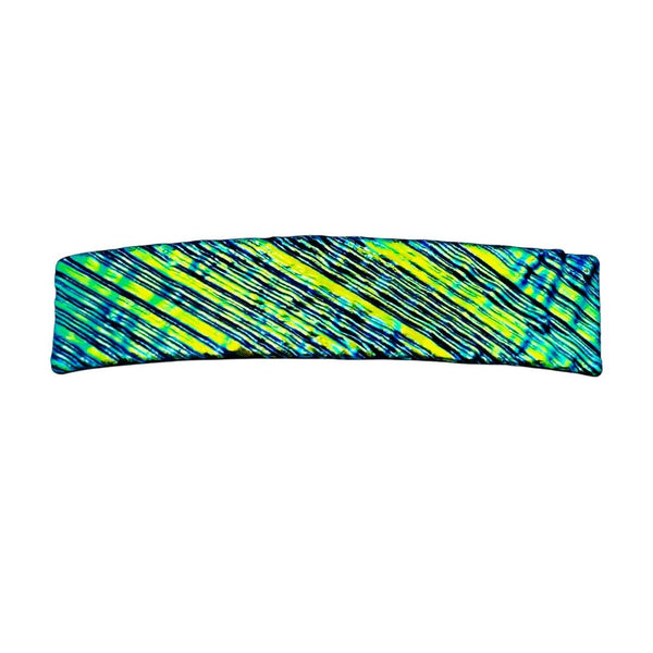 Ripple Dichroic Glass Hair Clip - Dragon's Skin