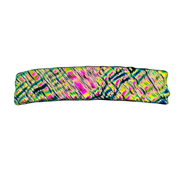 Ripple Dichroic Glass Hair Clip - Sunfire