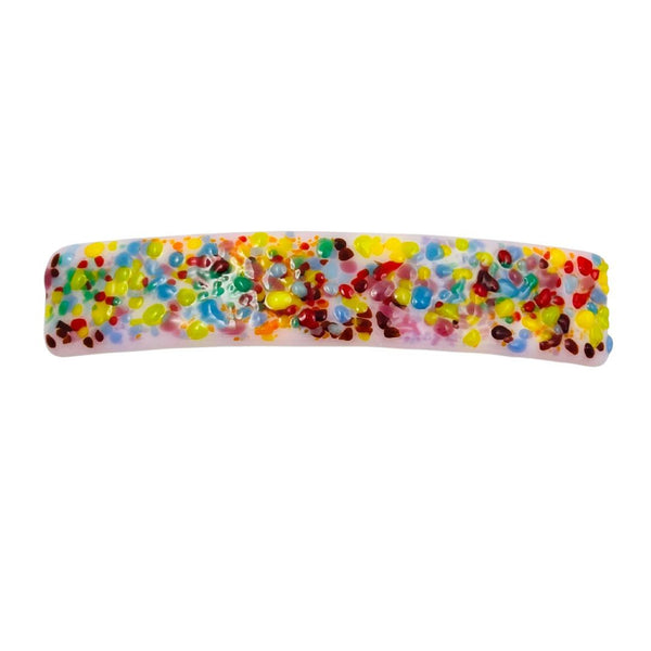 Confetti Glass Hair Clip - Basket of Petals