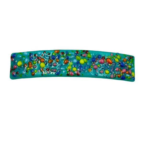Confetti Glass Hair Clip - Party Hat