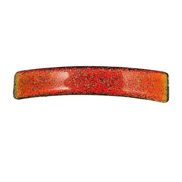 Solid Dichroic Glass Hair Clip - Copper Creek