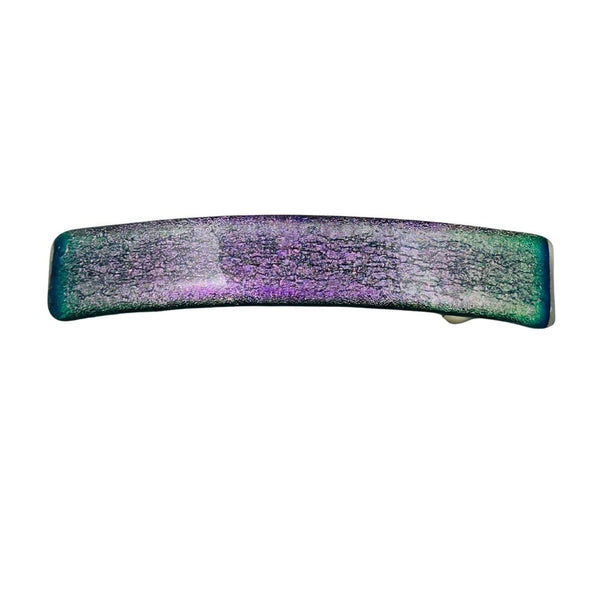 Solid Dichroic Glass Hair Clip - Mighty Aphrodite