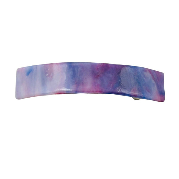 Stained Glass Hair Clip - Lavender Swirl