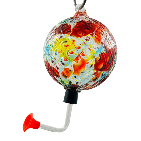 Glass Hummingbird Feeder - Vegas Lights