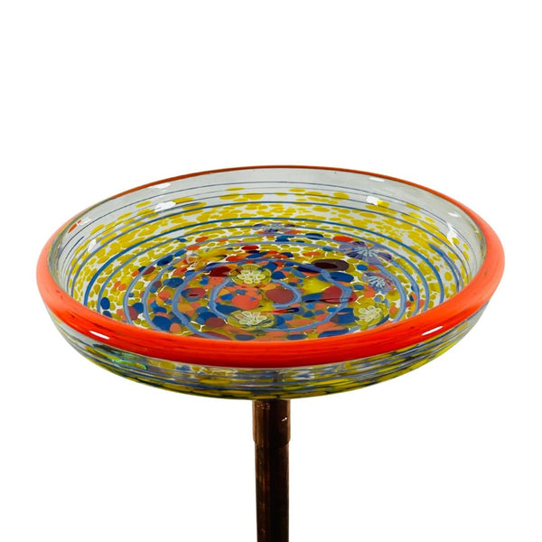 CS Garden Bird Bath - Abundant Blossoms