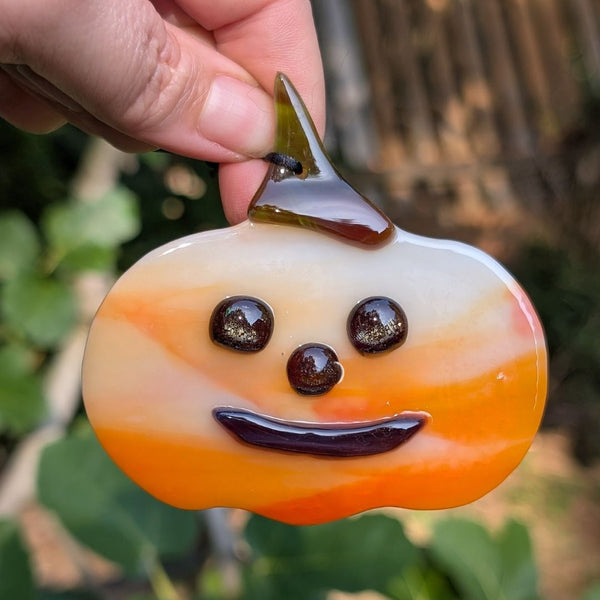 Mini Fused Jack-O-Lantern - Orange Black Smile