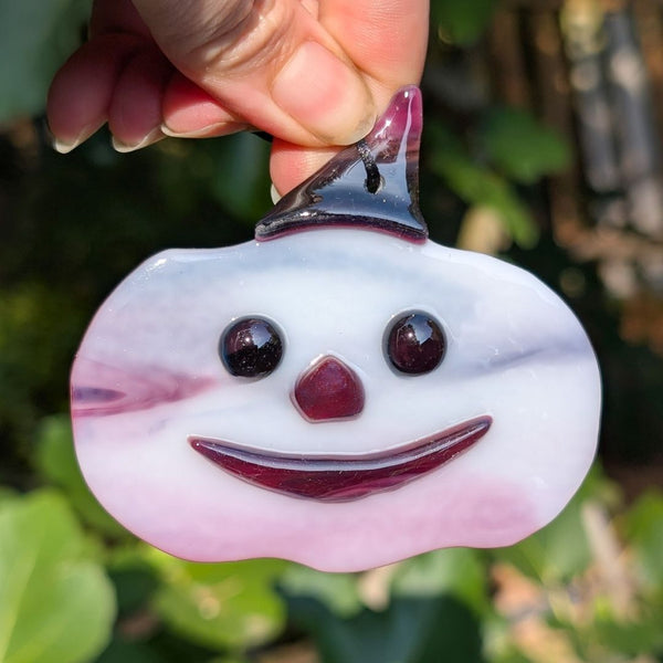 Mini Fused Jack-O-Lantern - Purple White