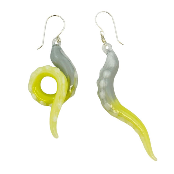 Glass Octopus Tentacle Earrings - Kitchen Fresh