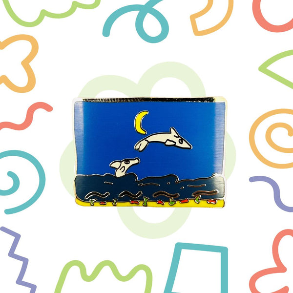 Limited Edition Enamel Pin: La nuit des douphins