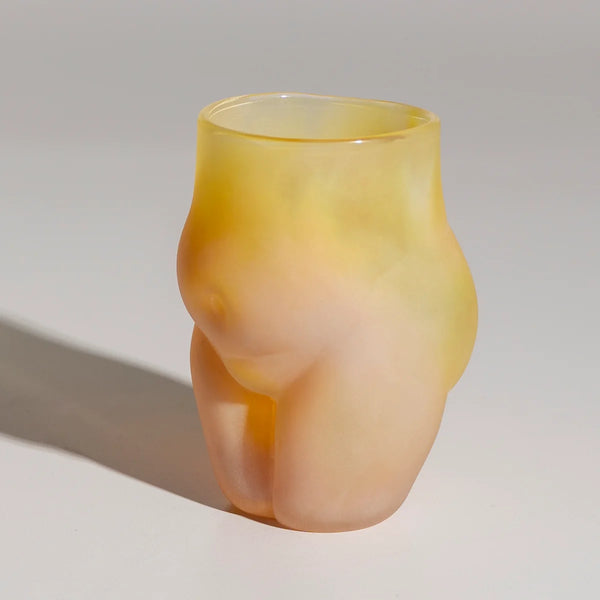 Lady Cup Pair - Sandblasted Yellow