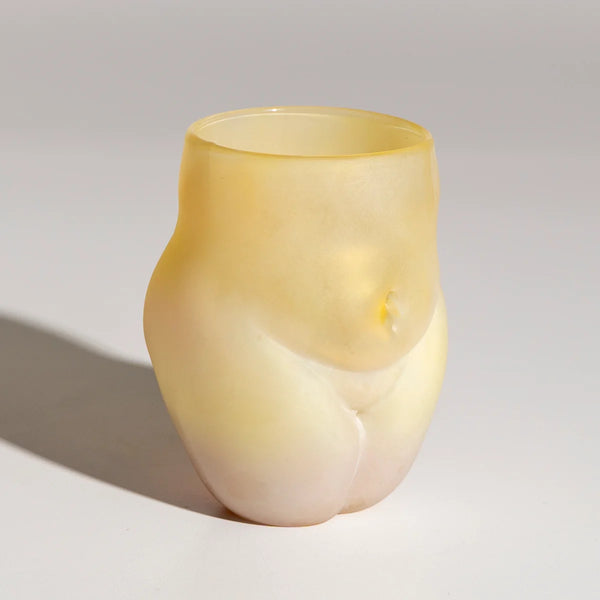 Lady Cup Pair - Sandblasted Yellow